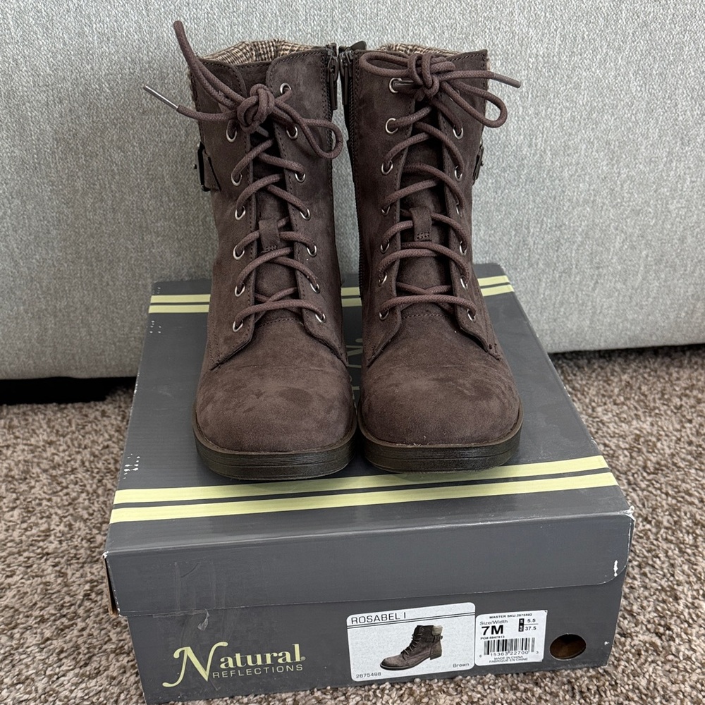 Natural Reflections Rosabel | Side Zip Up Ankle Bootie Boots 7M